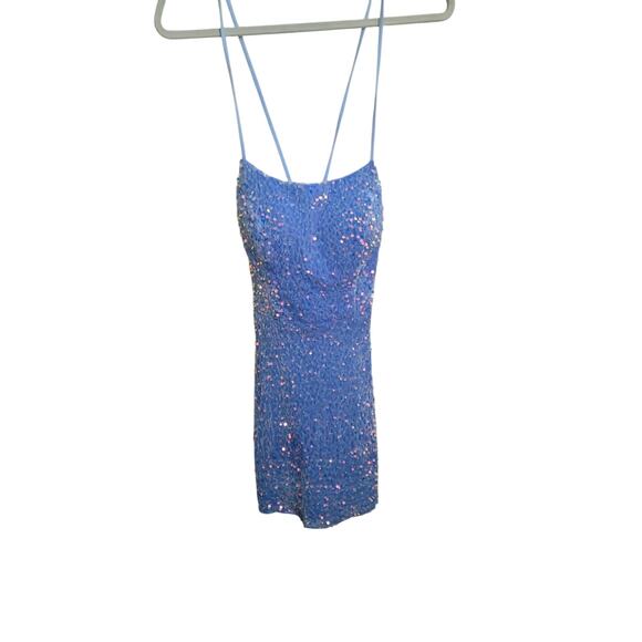 Address Unknown Dresses & Skirts - NWT Periwinkle Sequin Dress -Size 0 XXS